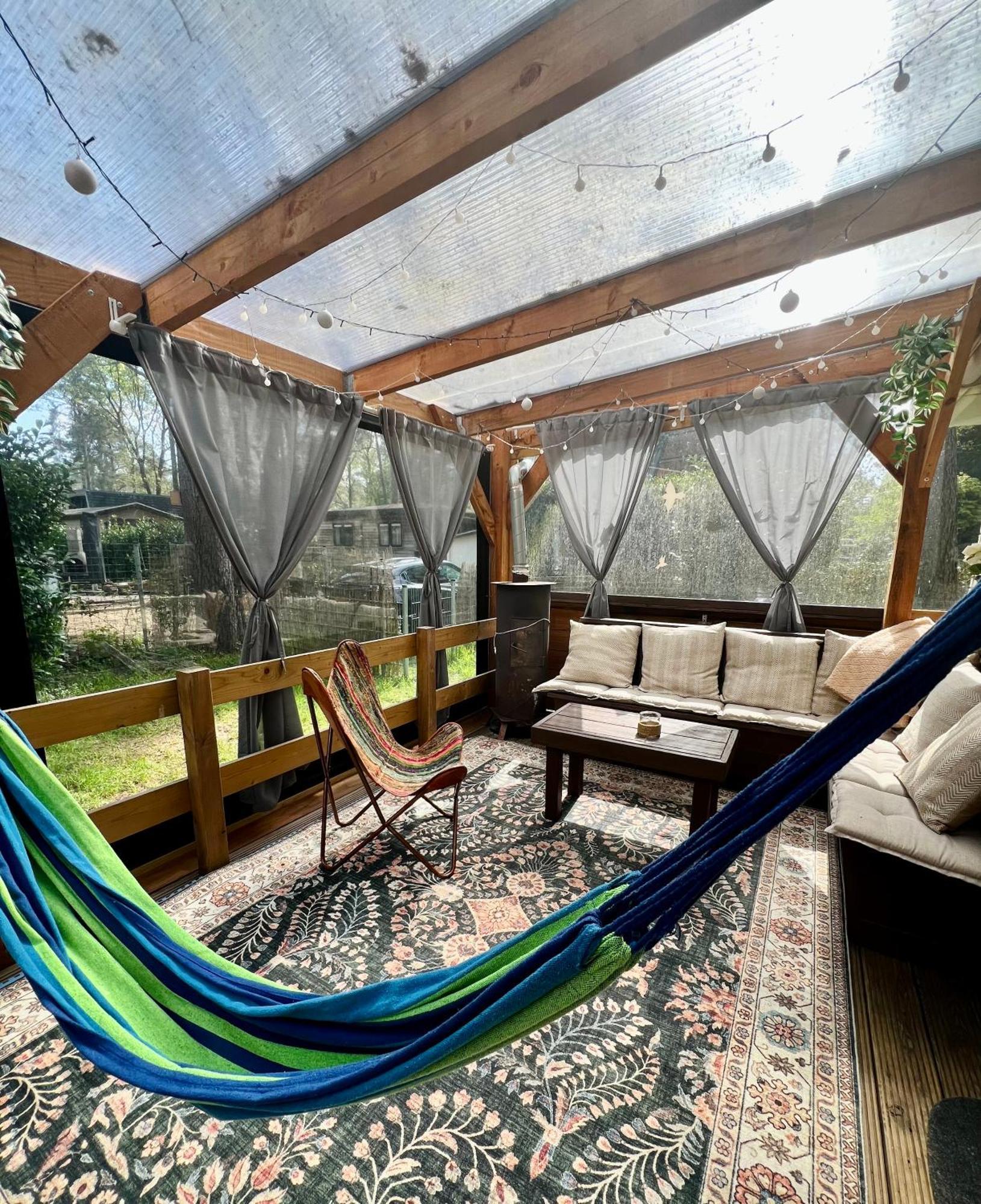 Cosy Chalet Veluwe With A Spacious Garden And Veranda Doornspijk Eksteriør billede